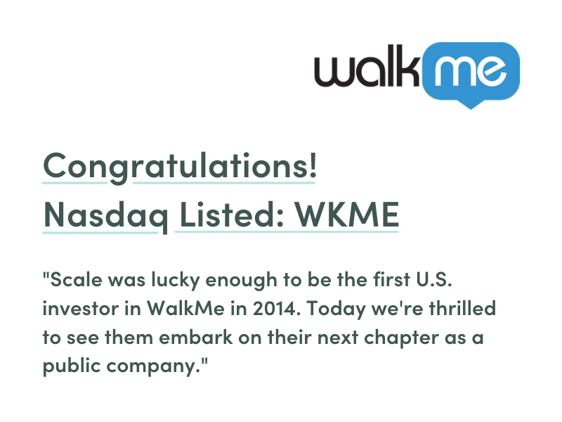 Congratulations Team WalkMe on today's IPO