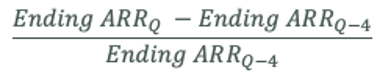 SaaS Metrics - Growth Rate Equation