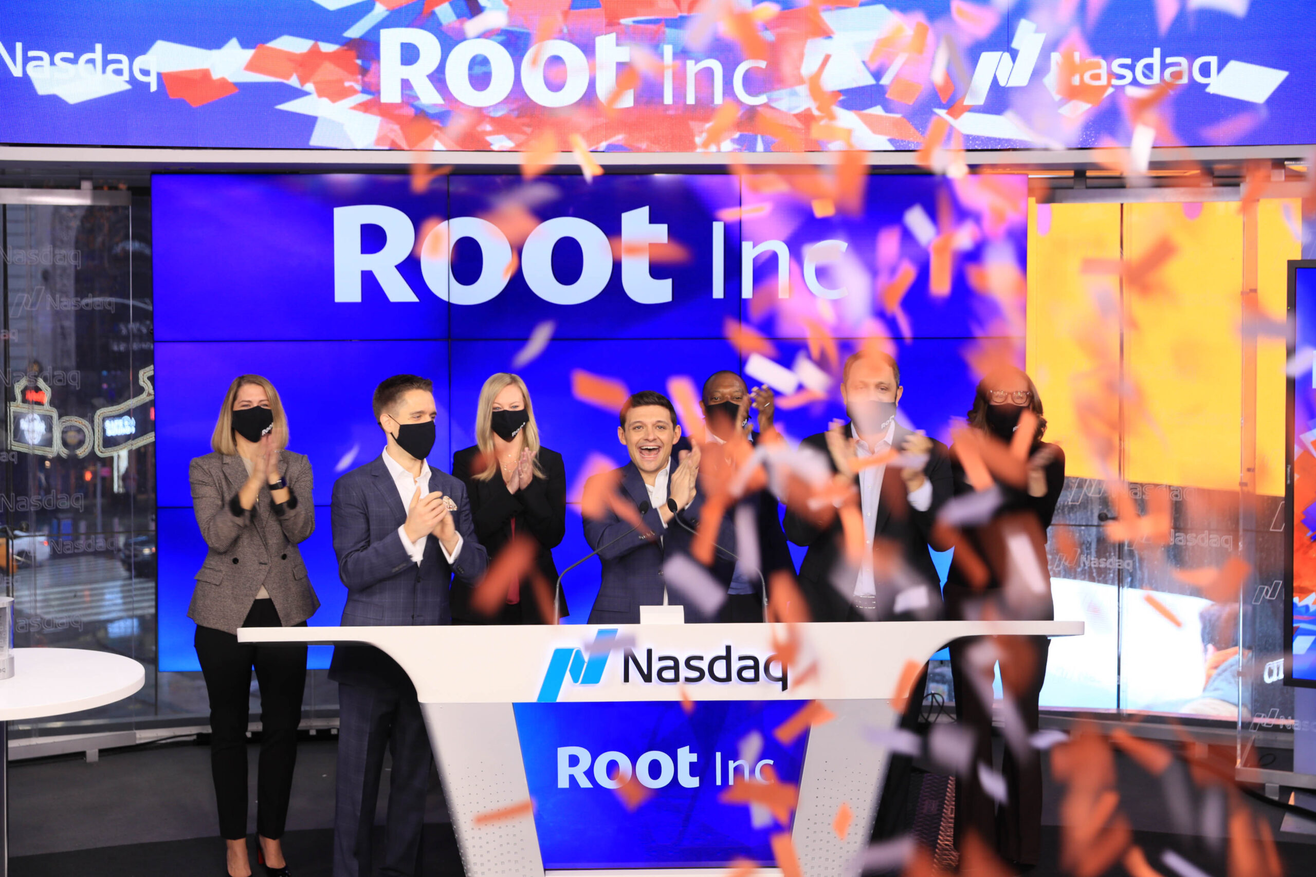 Root IPO celebrations, October 28, 2020
